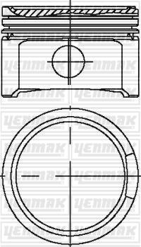 Yenmak 31-04299-050 - Поршень autozip.com.ua