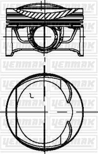 Yenmak 31-04295-000 - Поршень autozip.com.ua