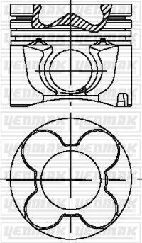 Yenmak 31-04201-000 - Поршень autozip.com.ua