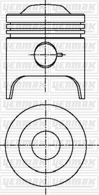 Yenmak 31-04275-000 - Поршень autozip.com.ua