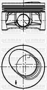 Yenmak 31-03959-000 - Поршень autozip.com.ua