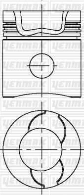 Yenmak 31-03598-000 - Поршень autozip.com.ua