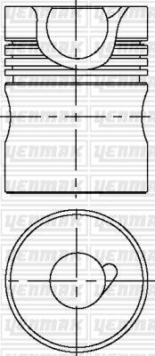 Yenmak 31-03601-000 - Поршень autozip.com.ua