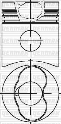 Yenmak 31-03602-000 - Поршень autozip.com.ua
