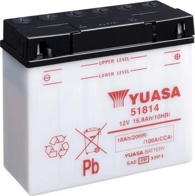 Yuasa 51814 - Стартерна акумуляторна батарея, АКБ autozip.com.ua