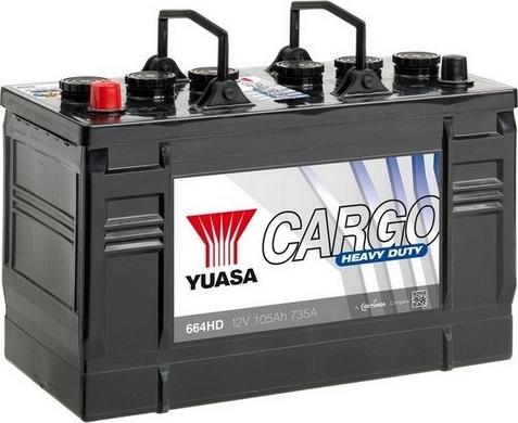 Yuasa 664HD - Стартерна акумуляторна батарея, АКБ autozip.com.ua