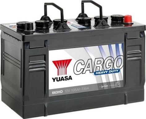 Yuasa 663HD - Стартерна акумуляторна батарея, АКБ autozip.com.ua