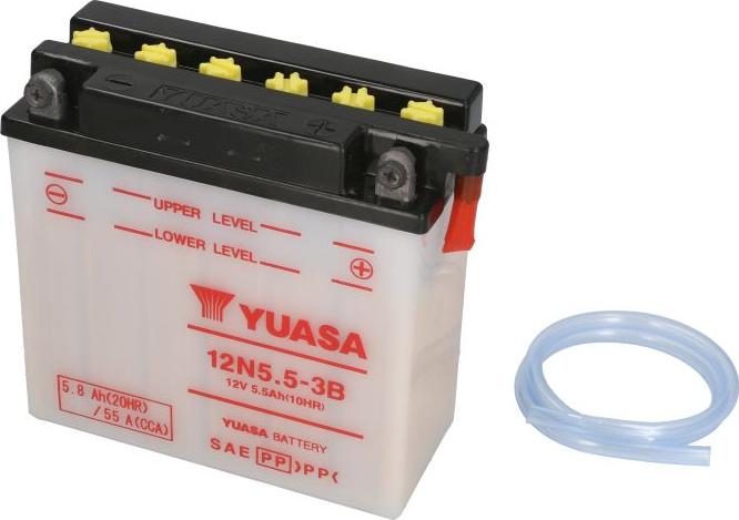 Yuasa 12N5.5-3B - Стартерна акумуляторна батарея, АКБ autozip.com.ua