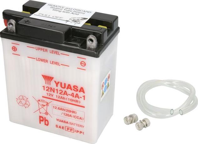 Yuasa 12N12A-4A-1 - Стартерна акумуляторна батарея, АКБ autozip.com.ua