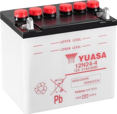 Yuasa 12N24-4 - Стартерна акумуляторна батарея, АКБ autozip.com.ua