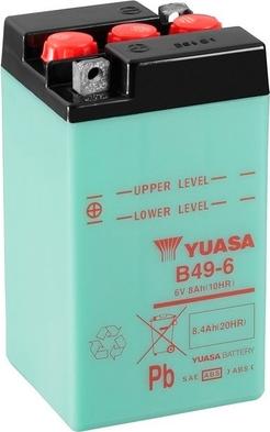 Yuasa B49-6 - Стартерна акумуляторна батарея, АКБ autozip.com.ua