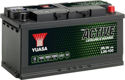 Yuasa L36-100 - Стартерна акумуляторна батарея, АКБ autozip.com.ua