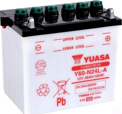 Yuasa Y60-N24L-A - Стартерна акумуляторна батарея, АКБ autozip.com.ua