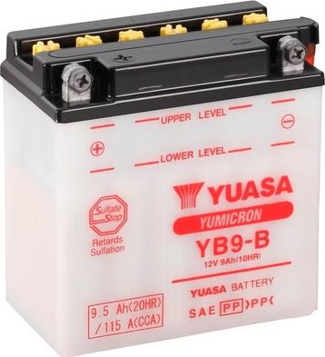 Yuasa YB9-B - Стартерна акумуляторна батарея, АКБ autozip.com.ua