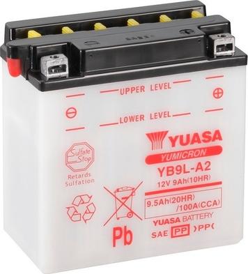Yuasa YB9L-A2 - Стартерна акумуляторна батарея, АКБ autozip.com.ua