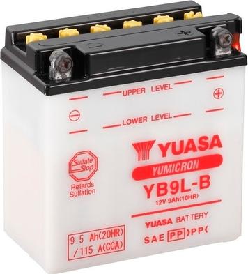 Yuasa YB9L-B - Стартерна акумуляторна батарея, АКБ autozip.com.ua