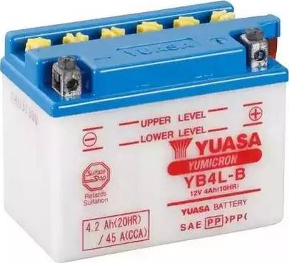 Yuasa YB4L-B - Стартерна акумуляторна батарея, АКБ autozip.com.ua