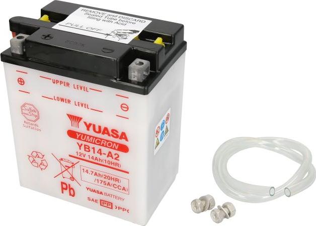 Yuasa YB14-A2 - Стартерна акумуляторна батарея, АКБ autozip.com.ua