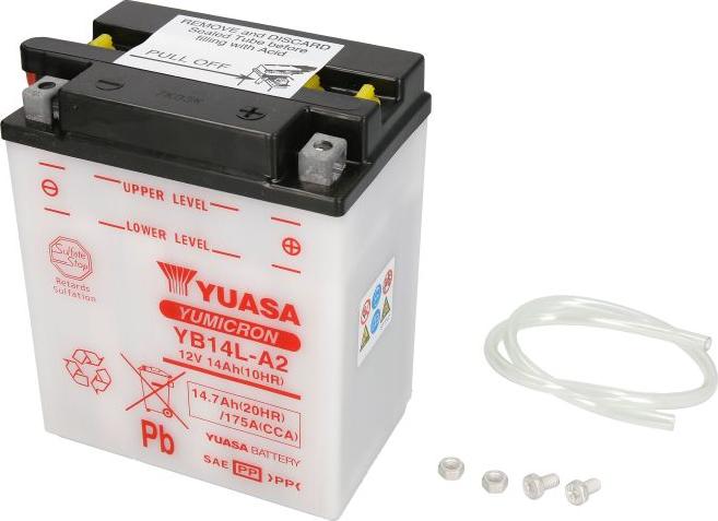Yuasa YB14L-A2 - Стартерна акумуляторна батарея, АКБ autozip.com.ua