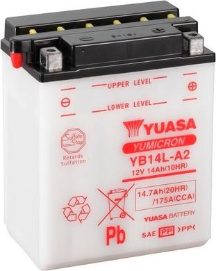 Yuasa YB14L-A2 - Стартерна акумуляторна батарея, АКБ autozip.com.ua