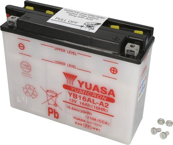 Yuasa YB16AL-A2 - Стартерна акумуляторна батарея, АКБ autozip.com.ua