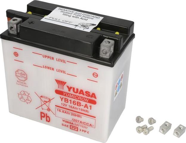 Yuasa YB16B-A1 - Стартерна акумуляторна батарея, АКБ autozip.com.ua