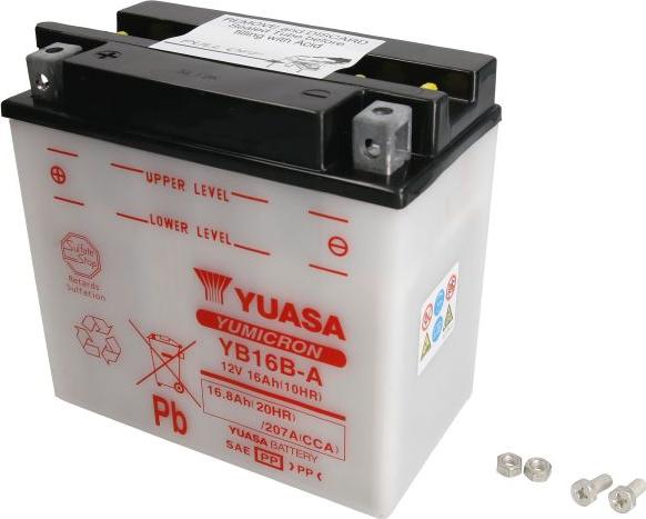 Yuasa YB16B-A - Стартерна акумуляторна батарея, АКБ autozip.com.ua