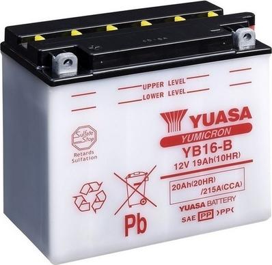 Yuasa YB16-B - Стартерна акумуляторна батарея, АКБ autozip.com.ua