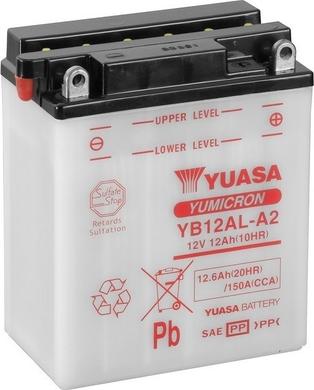 Yuasa YB12AL-A2 - Стартерна акумуляторна батарея, АКБ autozip.com.ua