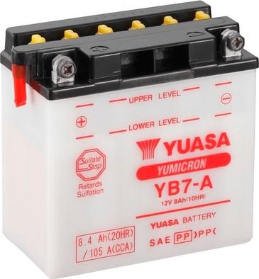 Yuasa YB7-A - Стартерна акумуляторна батарея, АКБ autozip.com.ua