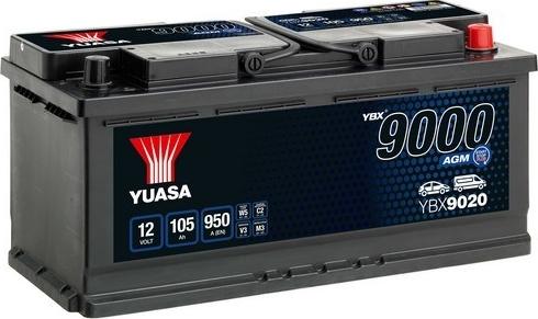Yuasa YBX9020 - Стартерна акумуляторна батарея, АКБ autozip.com.ua