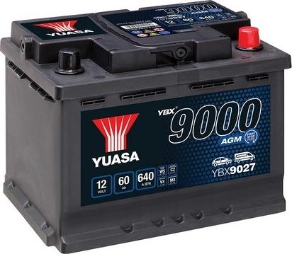 Yuasa YBX9027 - Стартерна акумуляторна батарея, АКБ autozip.com.ua