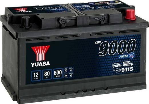 Yuasa YBX9115 - Стартерна акумуляторна батарея, АКБ autozip.com.ua