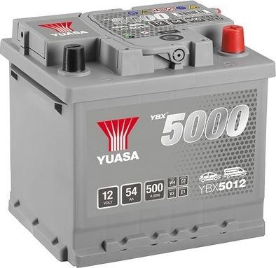 Yuasa YBX5012 - Стартерна акумуляторна батарея, АКБ autozip.com.ua