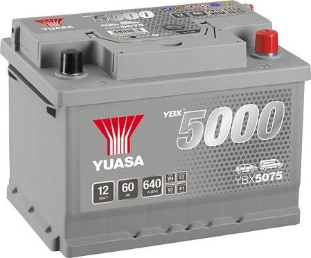 Yuasa YBX5075 - Стартерна акумуляторна батарея, АКБ autozip.com.ua