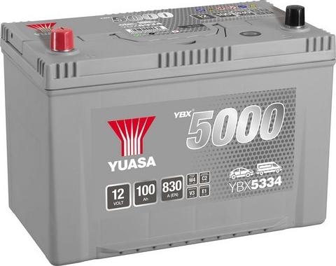 Yuasa YBX5334 - Стартерна акумуляторна батарея, АКБ autozip.com.ua