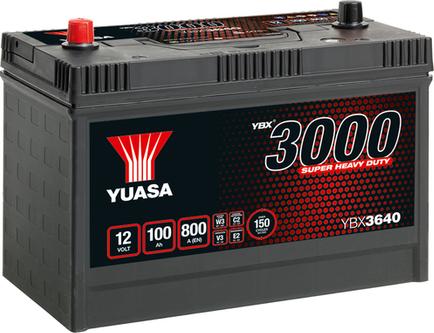 Yuasa YBX3640 - Стартерна акумуляторна батарея, АКБ autozip.com.ua