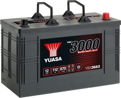 Yuasa YBX3663 - Стартерна акумуляторна батарея, АКБ autozip.com.ua