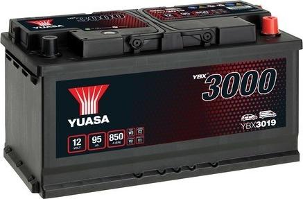 Yuasa YBX3019 - Стартерна акумуляторна батарея, АКБ autozip.com.ua