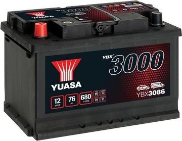 Yuasa YBX3086 - Стартерна акумуляторна батарея, АКБ autozip.com.ua