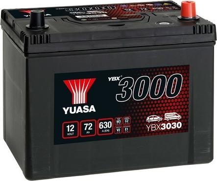 Yuasa YBX3030 - Стартерна акумуляторна батарея, АКБ autozip.com.ua
