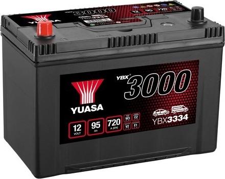 Yuasa YBX3334 - Стартерна акумуляторна батарея, АКБ autozip.com.ua