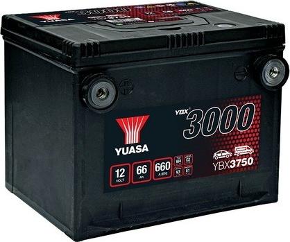 Yuasa YBX3750 - Стартерна акумуляторна батарея, АКБ autozip.com.ua