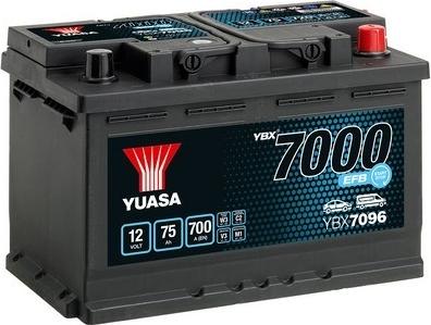 Yuasa YBX7096 - Стартерна акумуляторна батарея, АКБ autozip.com.ua