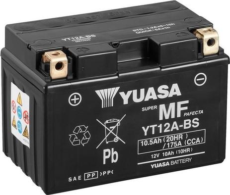 Yuasa YT12A-BS - Стартерна акумуляторна батарея, АКБ autozip.com.ua