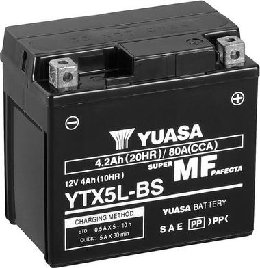 Yuasa YTX5L-BS - Стартерна акумуляторна батарея, АКБ autozip.com.ua