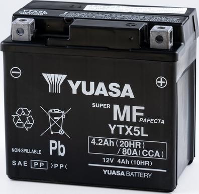 Yuasa YTX5L - Стартерна акумуляторна батарея, АКБ autozip.com.ua