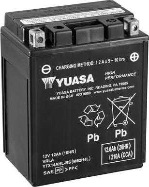Yuasa YTX14AHL-BS - Стартерна акумуляторна батарея, АКБ autozip.com.ua