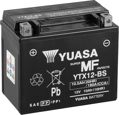Yuasa YTX12-BS - Стартерна акумуляторна батарея, АКБ autozip.com.ua