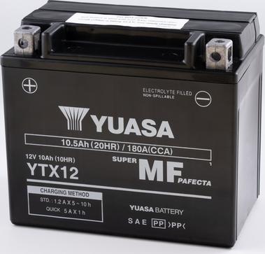 Yuasa YTX12 - Стартерна акумуляторна батарея, АКБ autozip.com.ua
